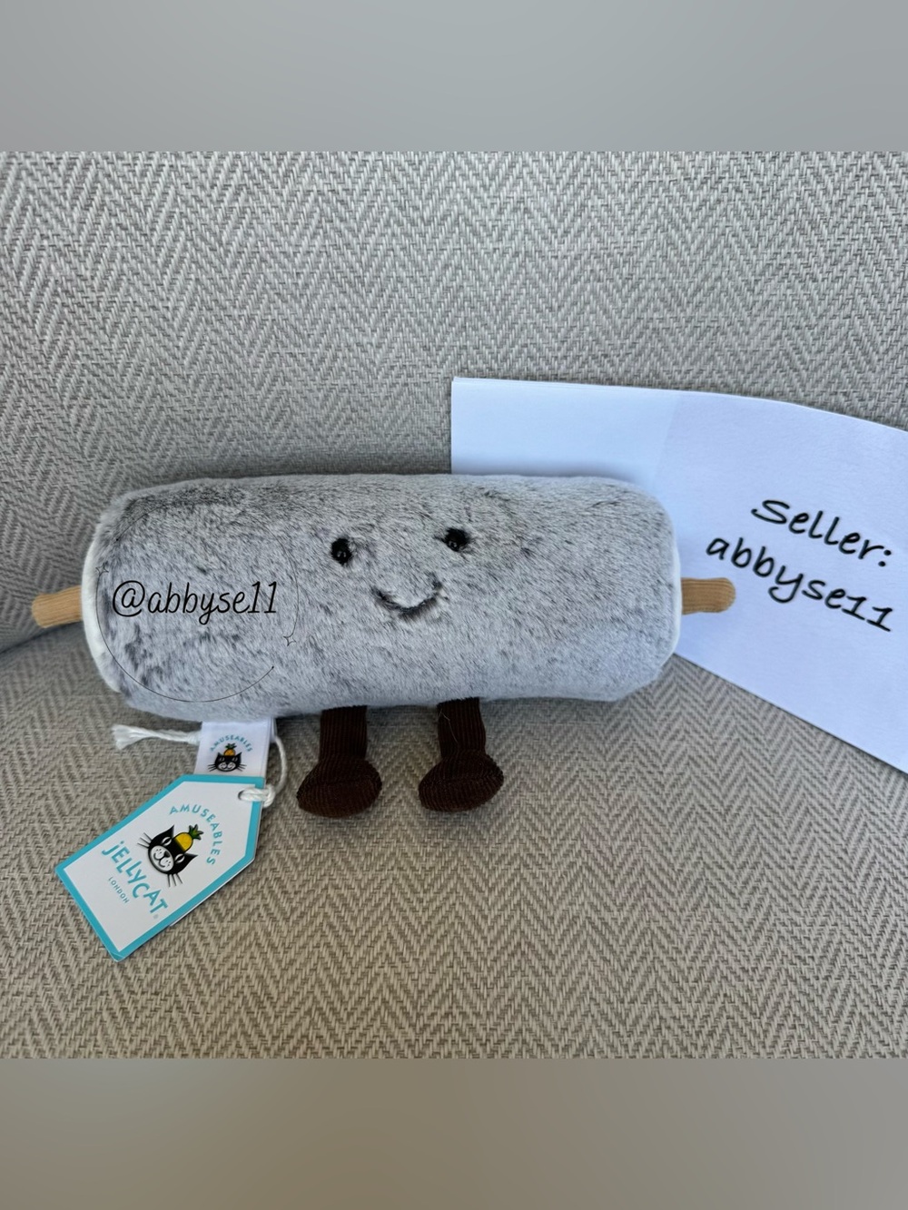 Jellycat Amuseables Goat Cheese - Authentic - Brand New With Tags - Fast Ship